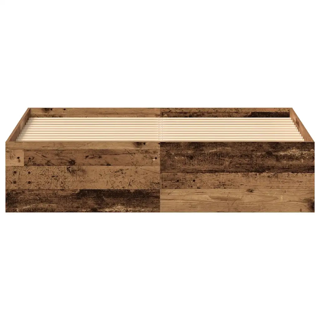 Giroletto senza Materasso Legno Antico 150x200cm in Truciolato