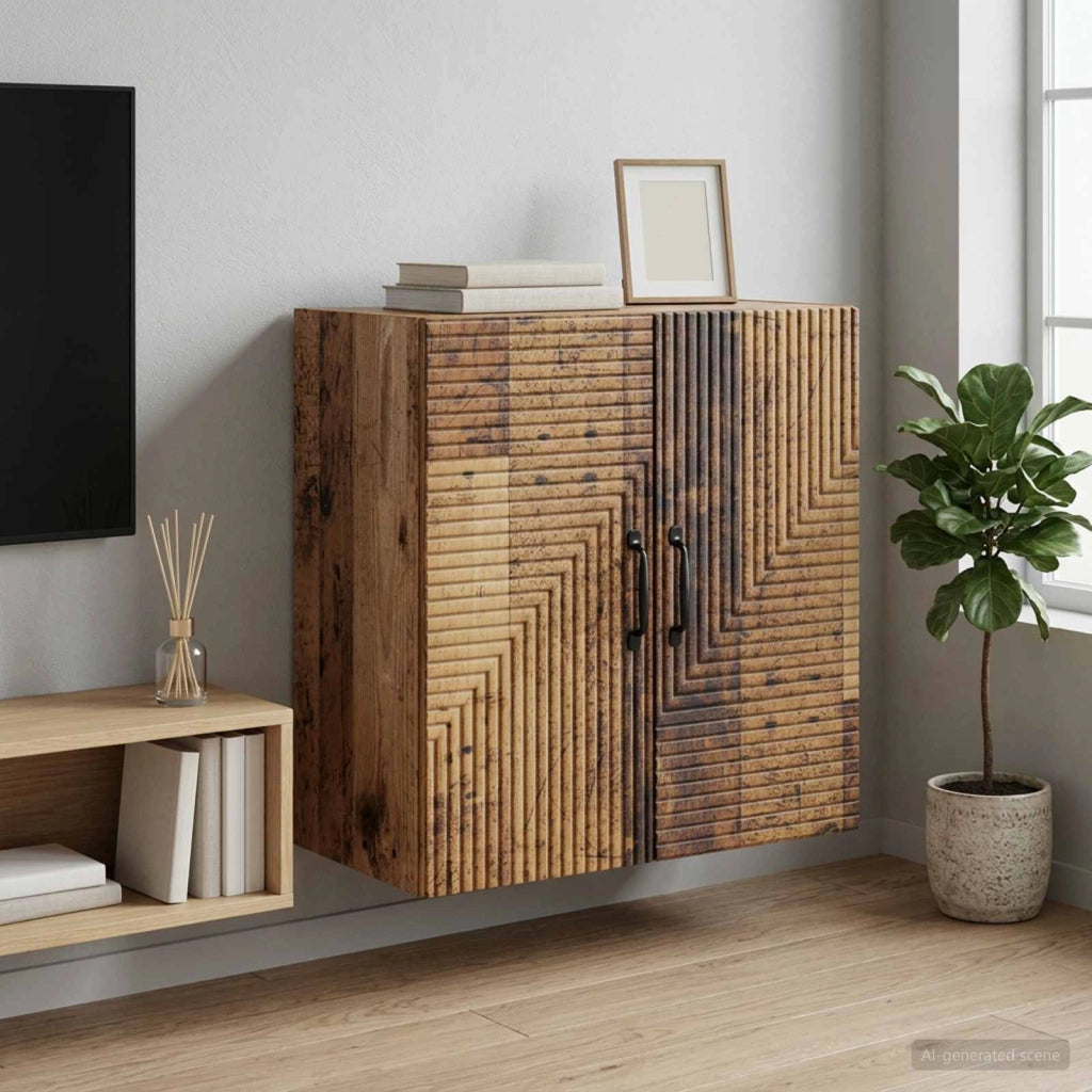 Mobiletto a muro Legno antico 59 x 31 x 60 cm 898583
