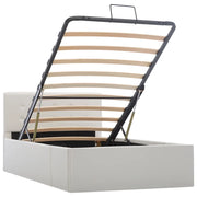 Giroletto con Contenitore Idraulico Bianco Similpelle 90x200cm 285516