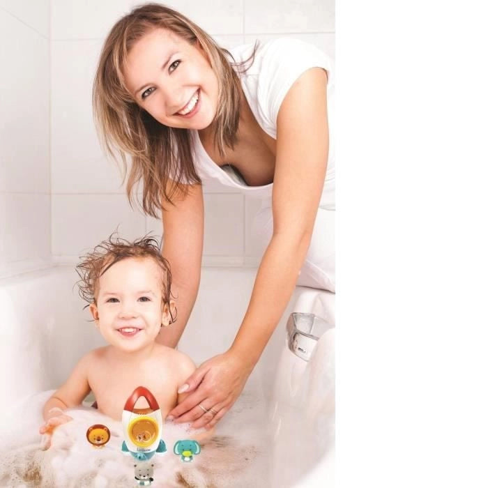 Razzo da bagno con 3 animali flessibili