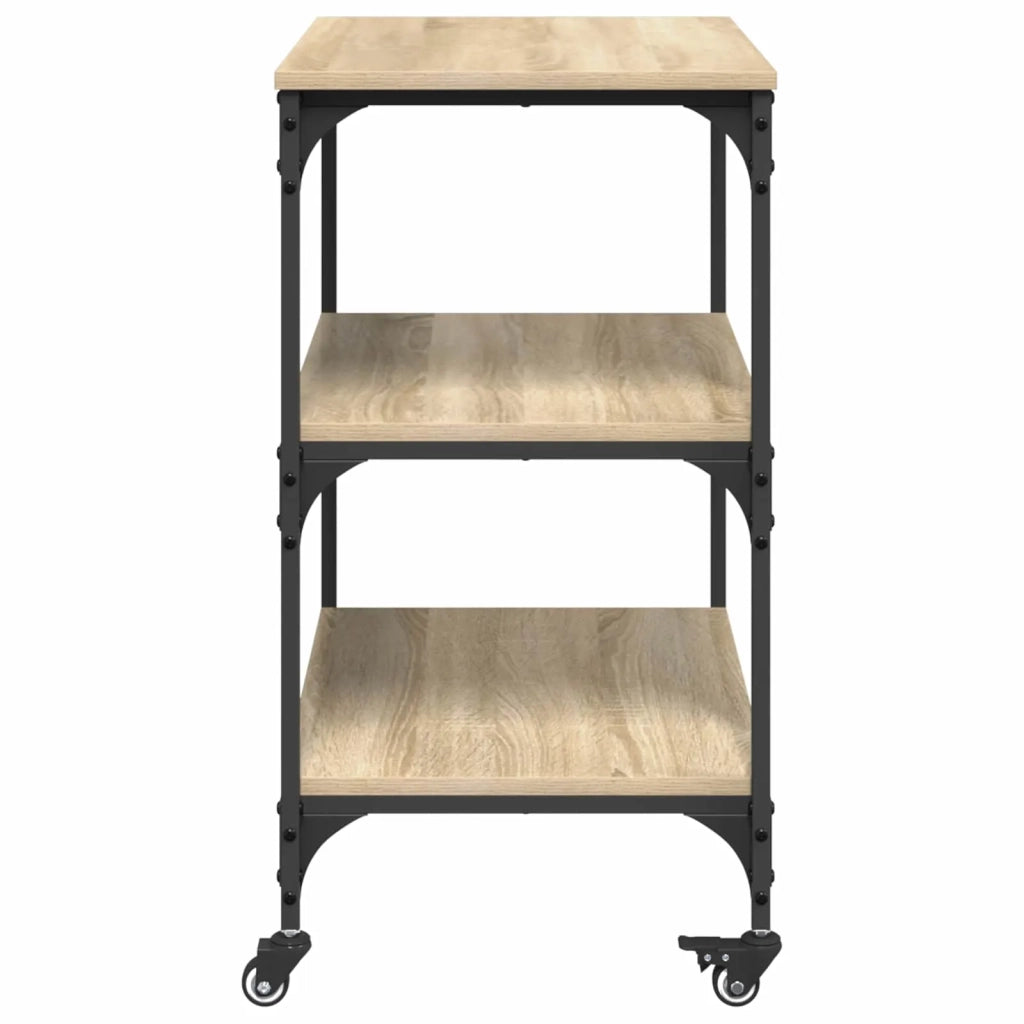 Carrello da Cucina Rovere Sonoma 60 x 41 x 76 cm 883005