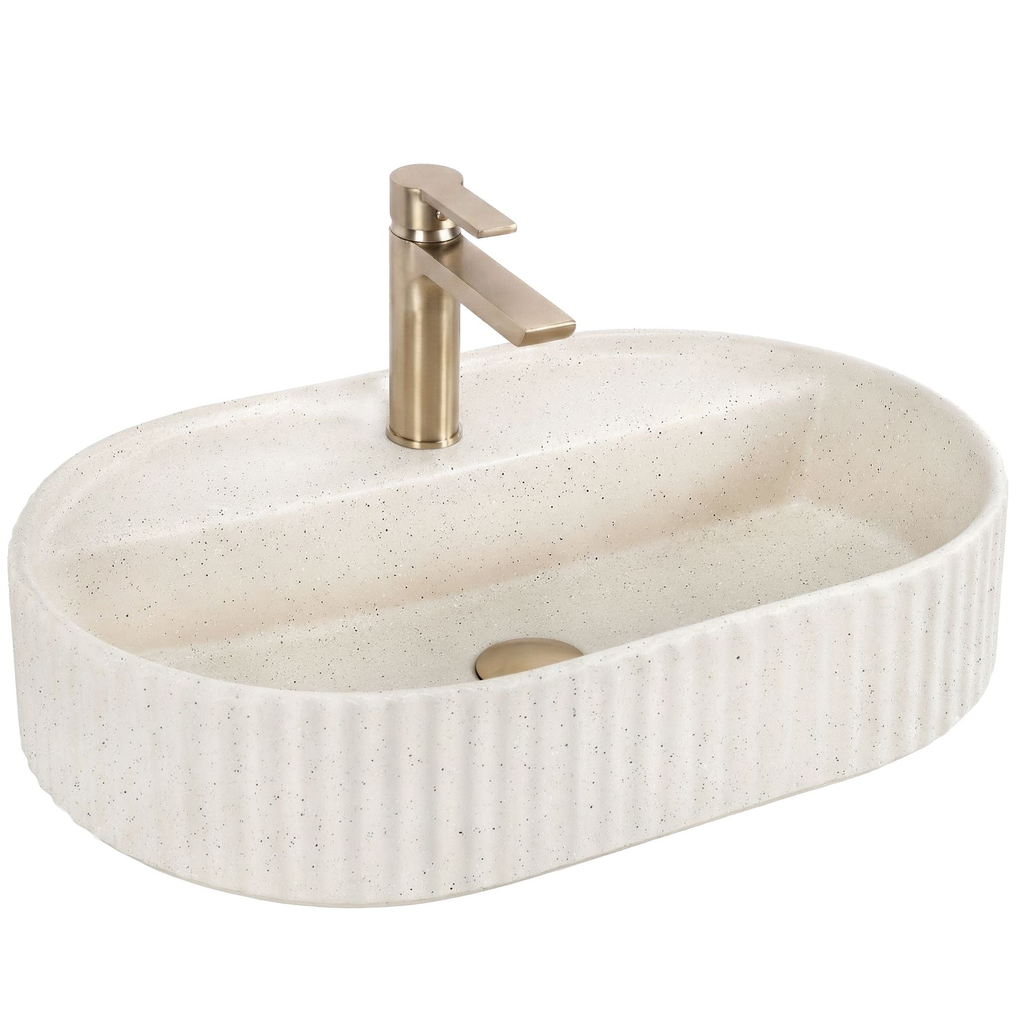 Lavabo Da Appoggio Rea Marcela 60 Vanilla