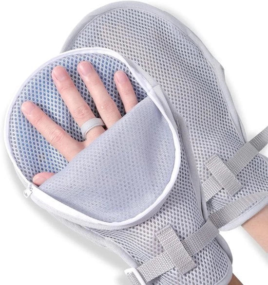 Manopole di fissaggio doppio, adatte per la protezione delle mani di persone con demenza, anziani, bambini autistici e persone a letto (chiusura a bottone).
