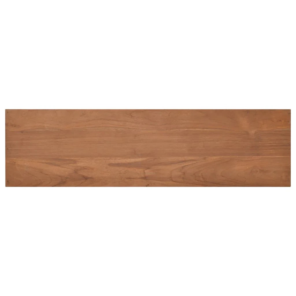 Mobile TV multimediale scaffale per televisione televisione buffet sala da pranzo soggiorno camera da letto 110 x 30 x 40 cm legno massello di teak marrone 02_0025725