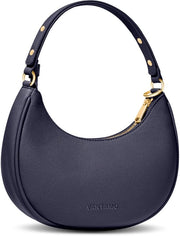 Borsa Moonbag con protezione RFID e cinturino regolabile - Borsa Luna con chiusura dorata e clip di sicurezza contro il furto