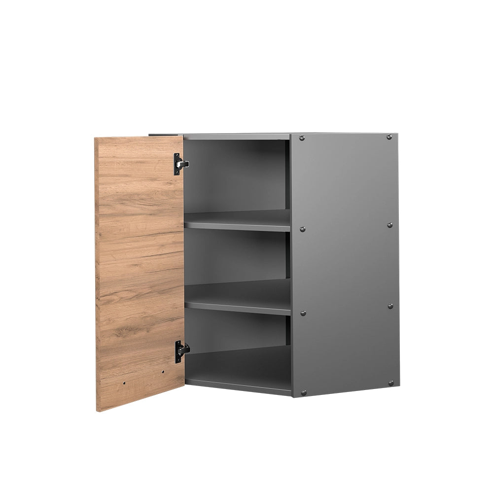 Mobile angolare da cucina Fame-Line Rovere dorato/Antracite 57 cm Vicco