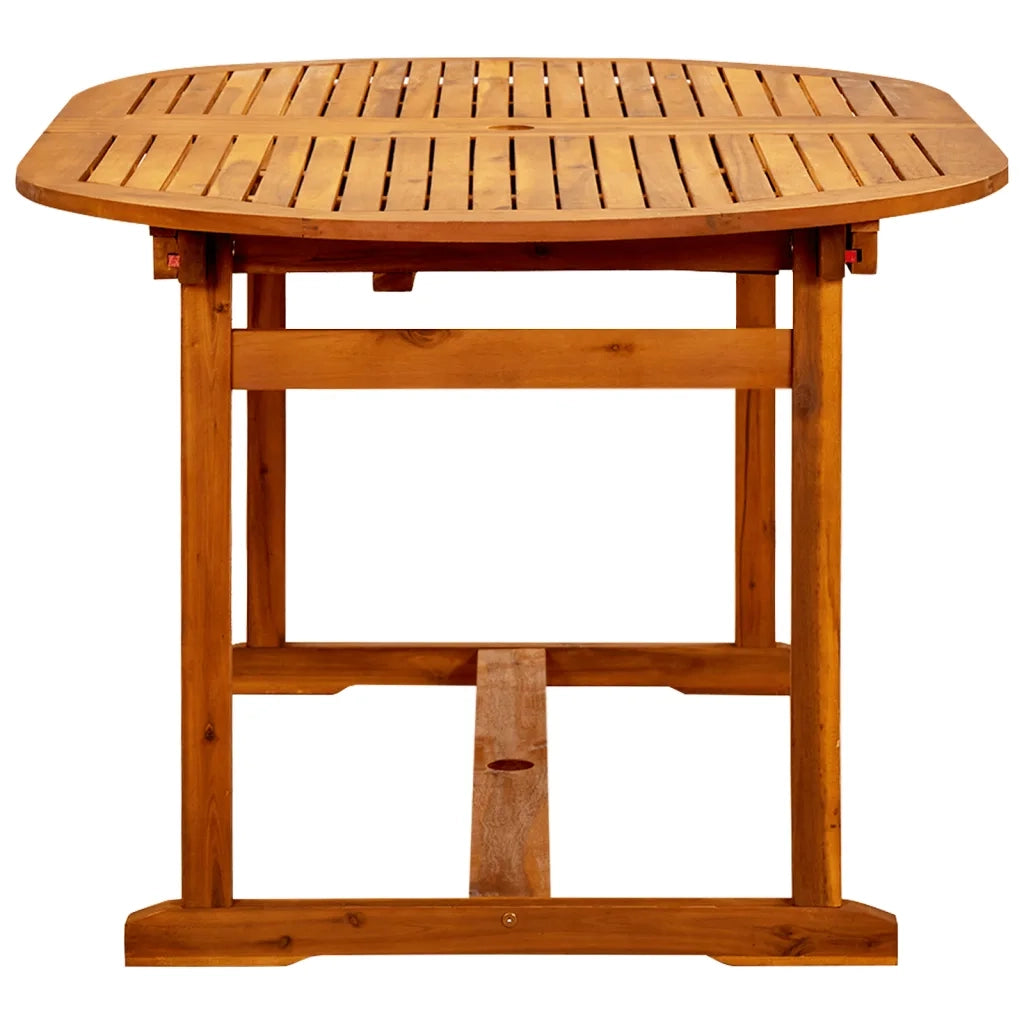 Tavolo da Pranzo per Esterni (160-240)x100x75cm Massello Acacia cod mxl 34504