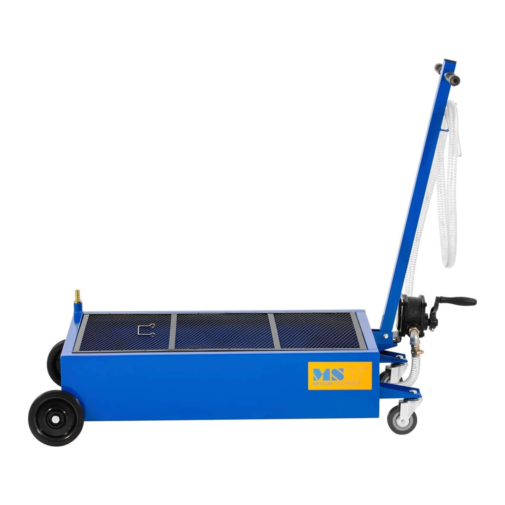 Vasca mobile per il recupero dell'olio - 75 litri - pompa manuale attrezzi per officina auto 14_0006322