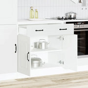 Base da Cucina Kalmar Bianco in Legno Multistrato 853497