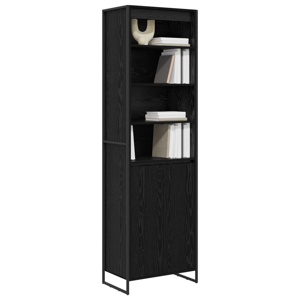 Armadi alti Rovere Nero 60 x 36 x 200 cm Legno multistrato
