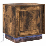 Comodino | Armadio da Notte | Mobiletto da notte Rovere fum¨¦ 44 x 34,5 x 45 cm