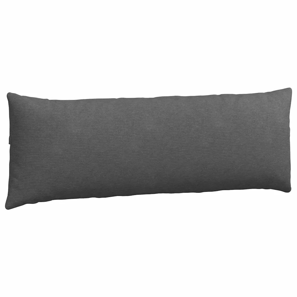 Cuscini da Divano 2 pz | Cuscini per sedie Grigio scuro 120 x 40 cm