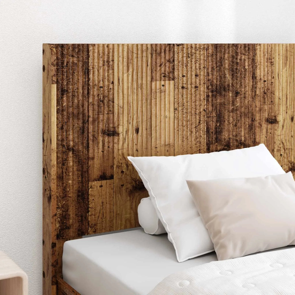 Struttura del letto con stoccaggio e testata Legno antico 3414155