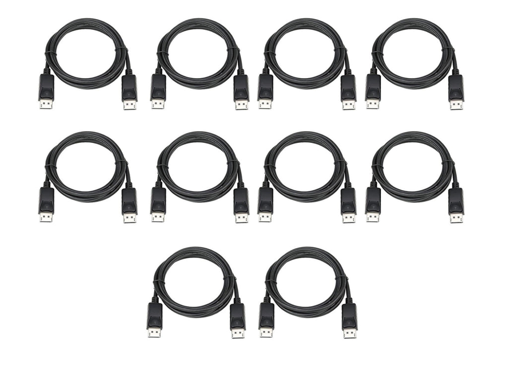 10 Cavetti DisplayPort 4k 8K Ultra HD Audio Dolby Maschio Maschio 1,5 metri DP Bulk Rivendita