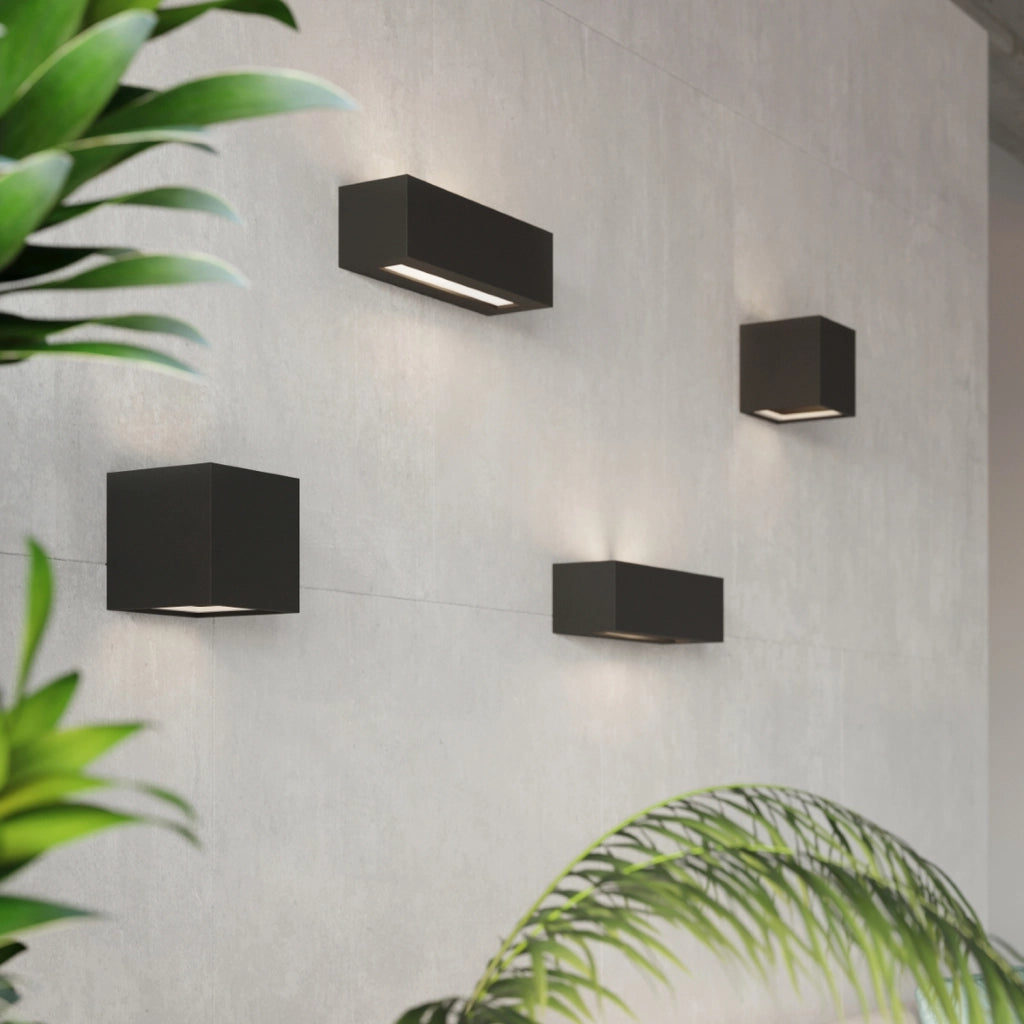 Applique in ceramica POLARO nera 1 luce E27 Pure Lume