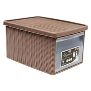 Scatola Multiuso Medium Tortora Stefanplast Elegance 29 X 39 X 21 cm