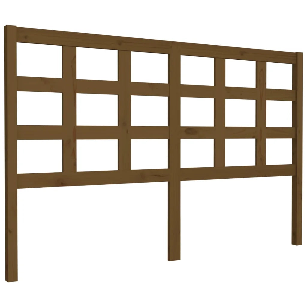 Testiera per Letto Ambra 156x4x100 cm in Legno Massello di Pino 817898