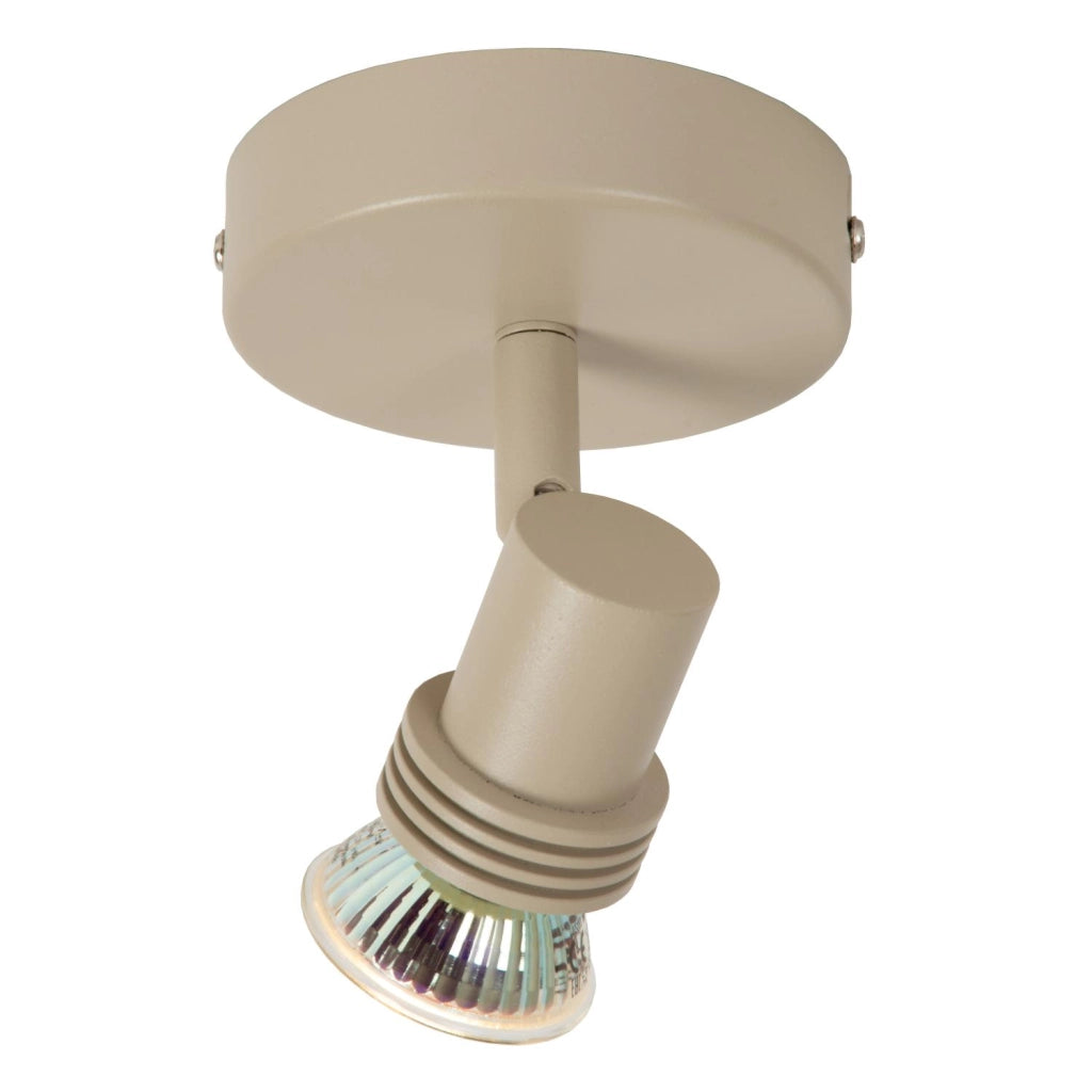 Spot soffitto KIANTI 1xGU10 taupe metallo Lucide