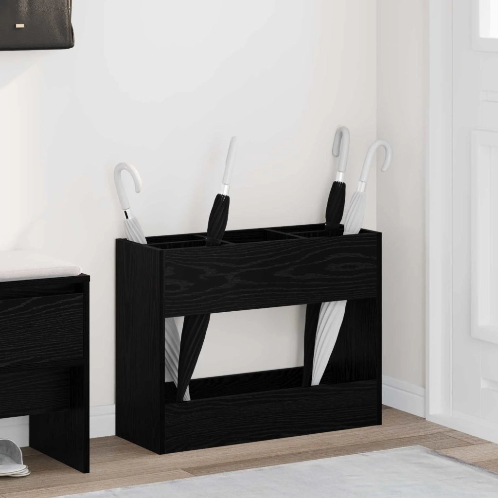 Supporto per Ombrellone Rovere Nero 65 x 24 x 50 cm 899424