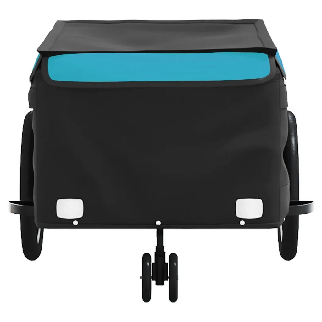 Rimorchio da Bici Nero e Blu 45 kg in Ferro CFW8432627