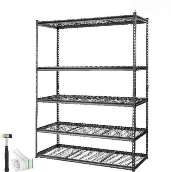Cassettiere in Metallo - Cassetto a 5 Livelli - 152x61x198 cm