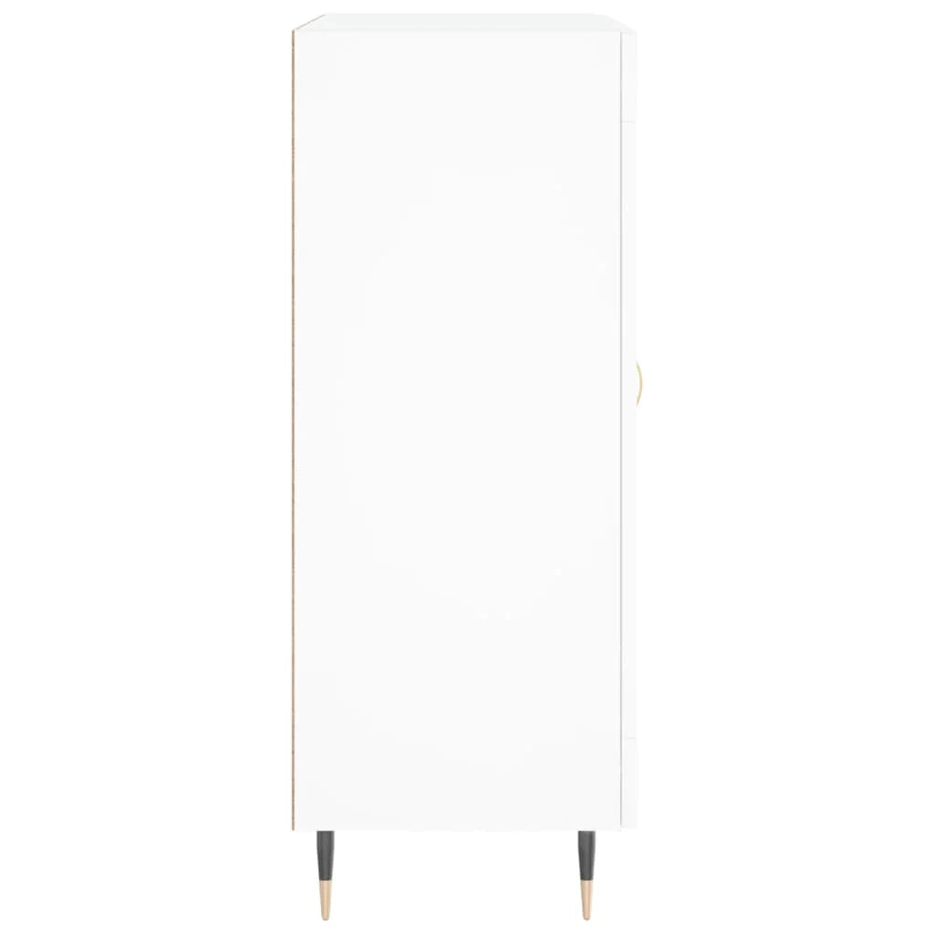 Buffet credenza cassettiera mobiletto mobile contenitore organizer per cucina soggiorno salotto 69,5 x 34 x 90 cm legno ingegnerizzato bianco 02_0030438