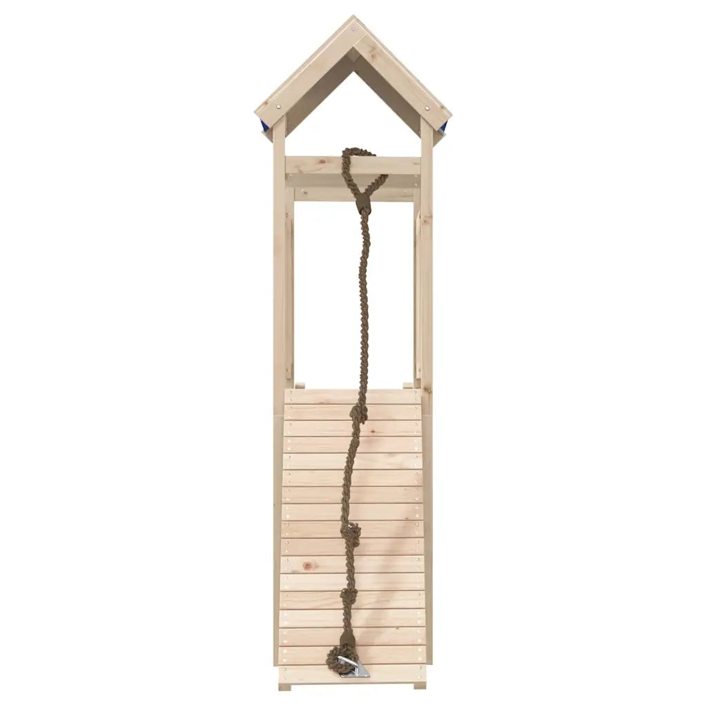 Set da Gioco da Esterno in Legno Massello di Pino
