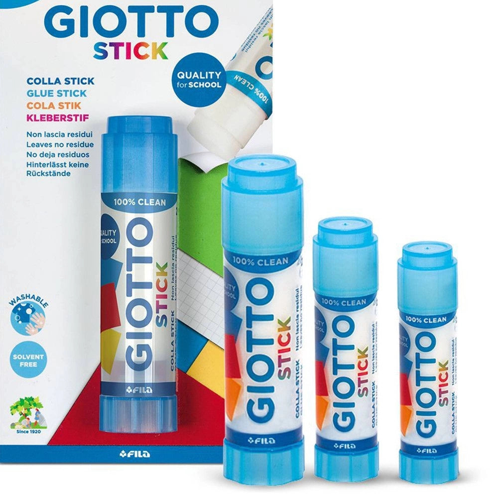 Trade Shop - Colla Giotto Pvp In Stick 20 Gr Per Uso Ufficio Scuola Hobby Carta E Cartoncino -
