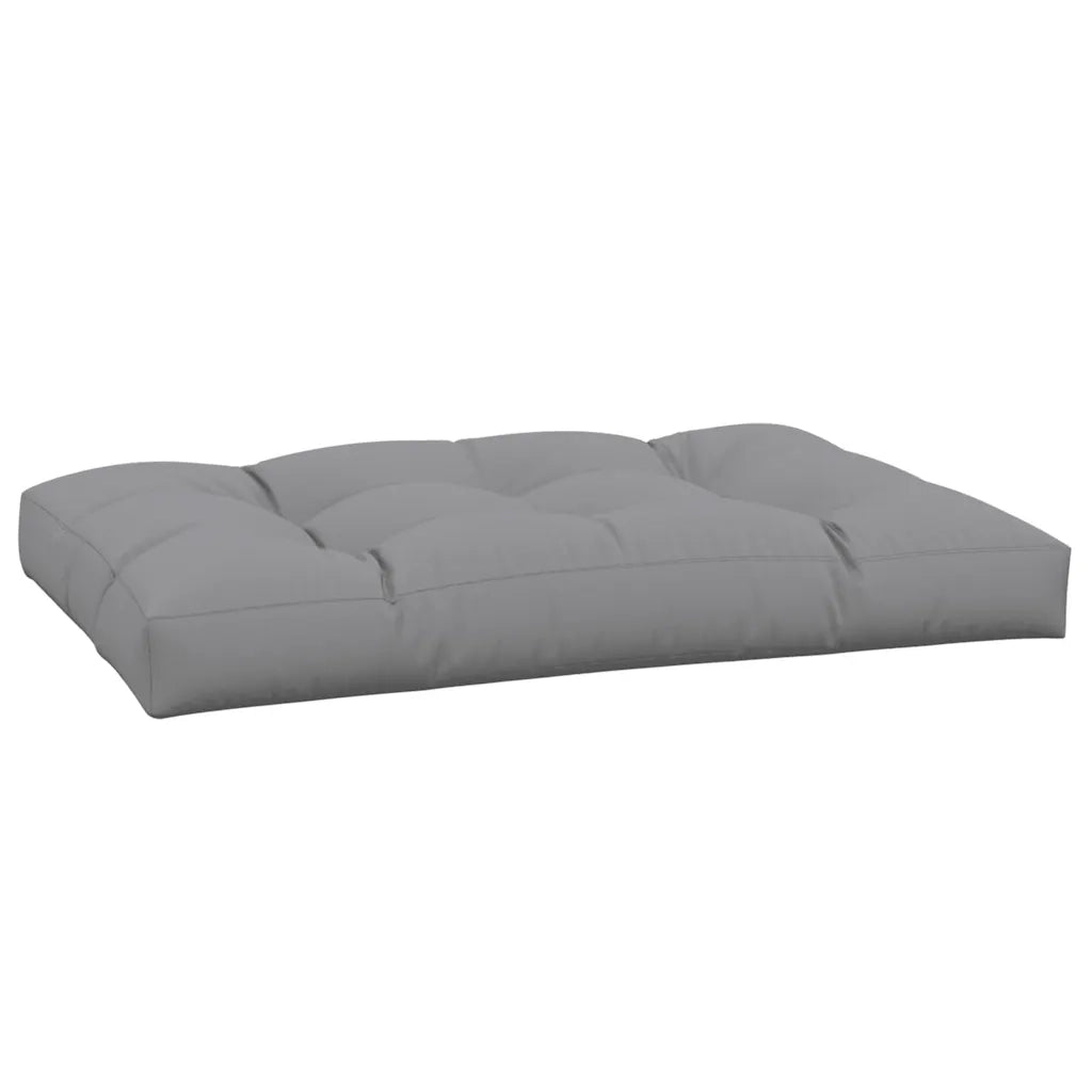 Cuscino per Pallet 120 x 80 x 12 cm Grigio in Tessuto 41511