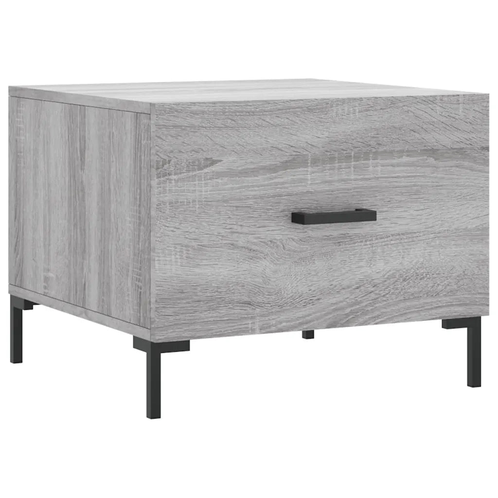 Tavolini Salotto 2pz Grigio Sonoma 50x50x40cm Legno Multistrato 829409