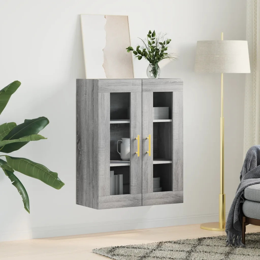 Mobile a Parete Grigio Sonoma 69,5x34x90 cmcod mxl 105322