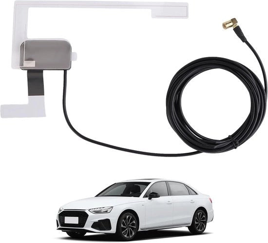 Antenna DAB 3m cavo - Radio Digitale DAB - FM/AM - 15 dB Amplificatore - Antenna per Interni