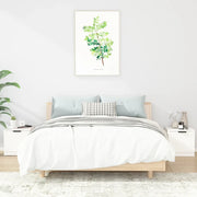 Comodini 2 pz Bianco Lucido 40x39x40 cm cod mxl 30553