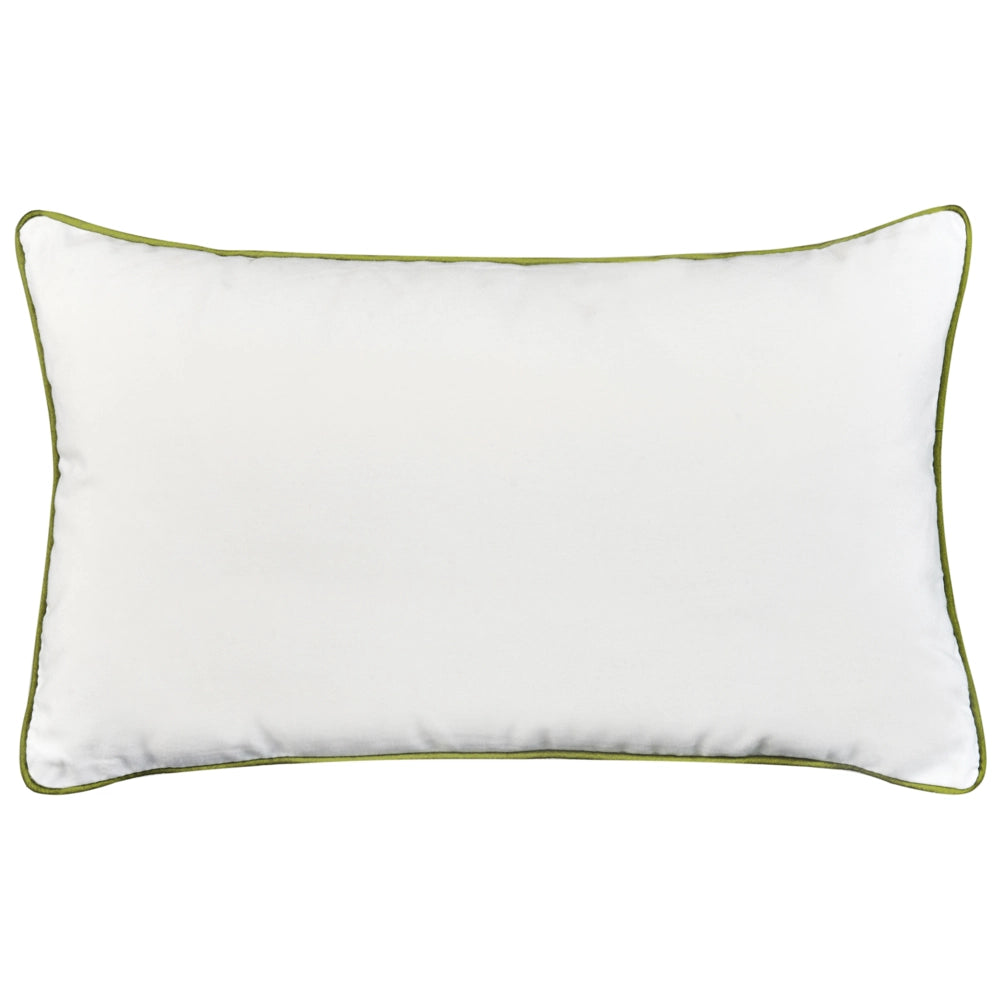 Set di 3 cuscini da esterno con motivo vegetale verde Accessori da giardino