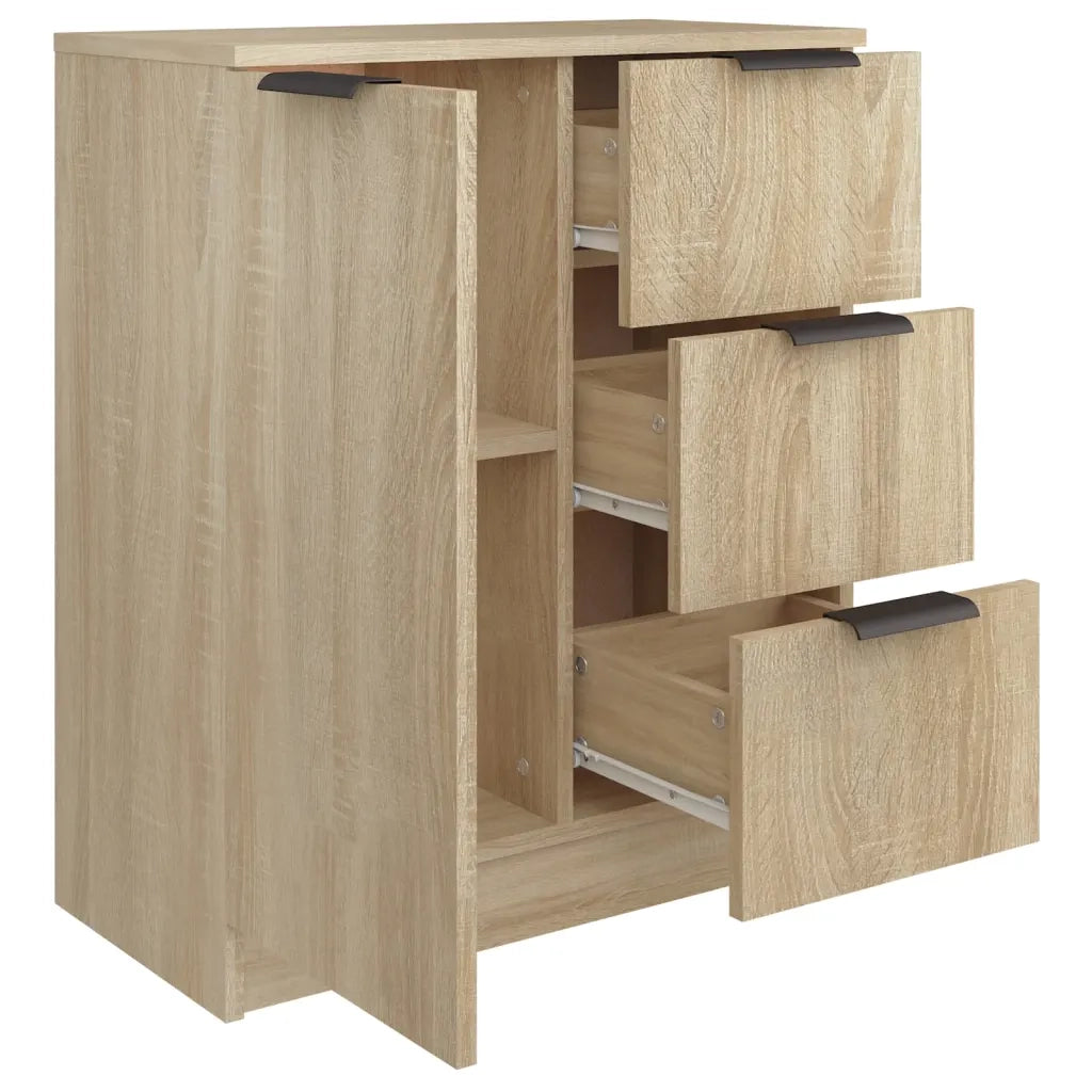 Credenza Rovere Sonoma 60x30x70 cm in Legno Multistrato cod mxl 19631