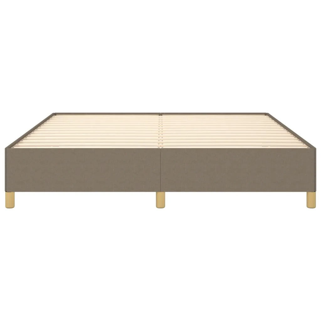 Struttura Letto a Rete a Molle Tortora 180x200 cm in Tessuto