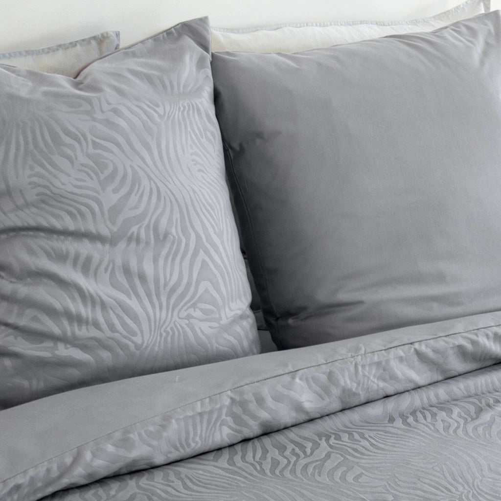 Completo letto in poliestere reversibile stampato zebrato 2 posti