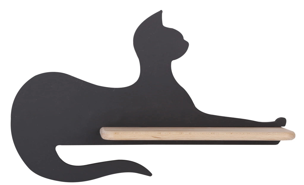 Candellux CAT applique da parete LED 5W nero/legno 4000K