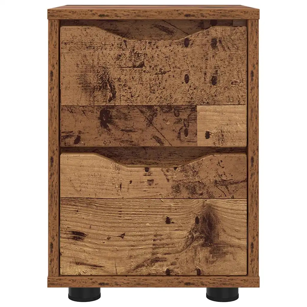 Comodino Legno vecchio 30,5 x 30 x 43 cm Legno multistrato