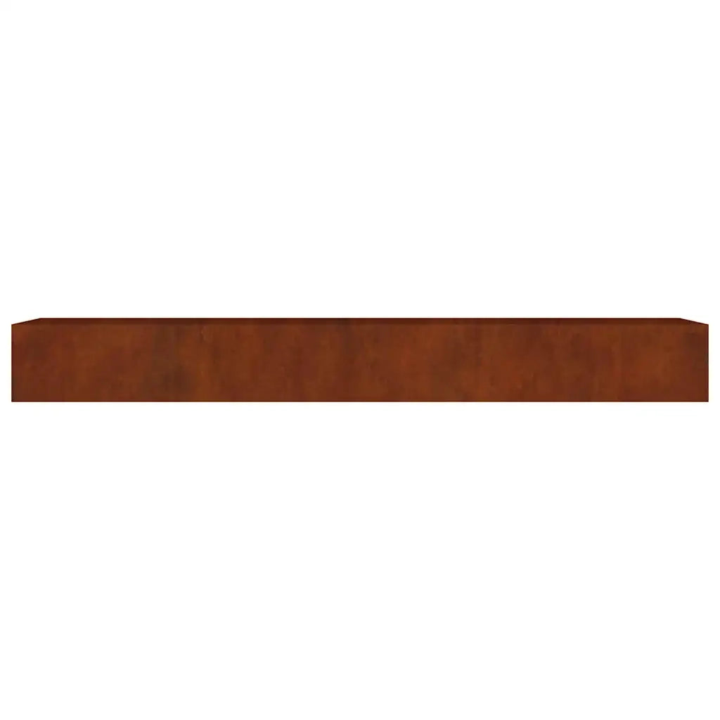 Fioriera Rialzata da Giardino 360x80x40 cm in Acciaio Corten 824535