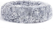 Cuscino per cani - Banca per animali - Cuscino a schiuma espansa - Materiale a pelo - Comodo e duraturo - 60 cm x 20 cm - Grigio