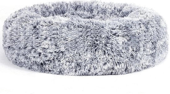 Cuscino per cani - Banca per animali - Cuscino a schiuma espansa - Materiale a pelo - Comodo e duraturo - 60 cm x 20 cm - Grigio
