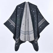 Sciarpa a doppio taglio, semplice ed elegante, sciarpa calda, mantella, coperta per l'aria condizionata in ufficio