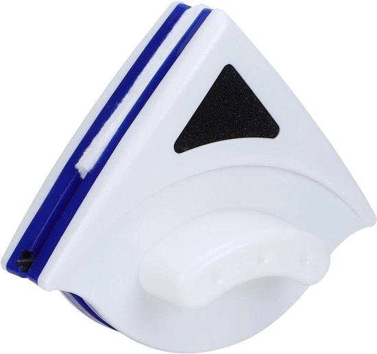 Kit di pulizia con spazzola in gomma e spugna integrata - magneti in plastica a doppia faccia - per finestre da 3 a 8 mm - pulitore di vetro