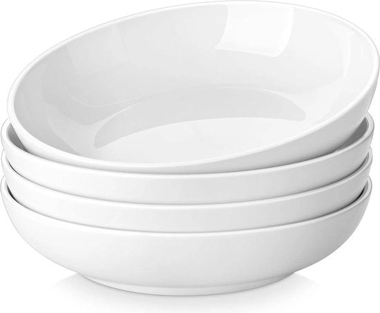 Serie Regolare 4-direzionale piatto per pasta e zuppa in crema con porcellana - 1250 ml