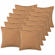 Federa 12 pcs HOUTEN Beige 50 x 50 cm Bouclé 919137
