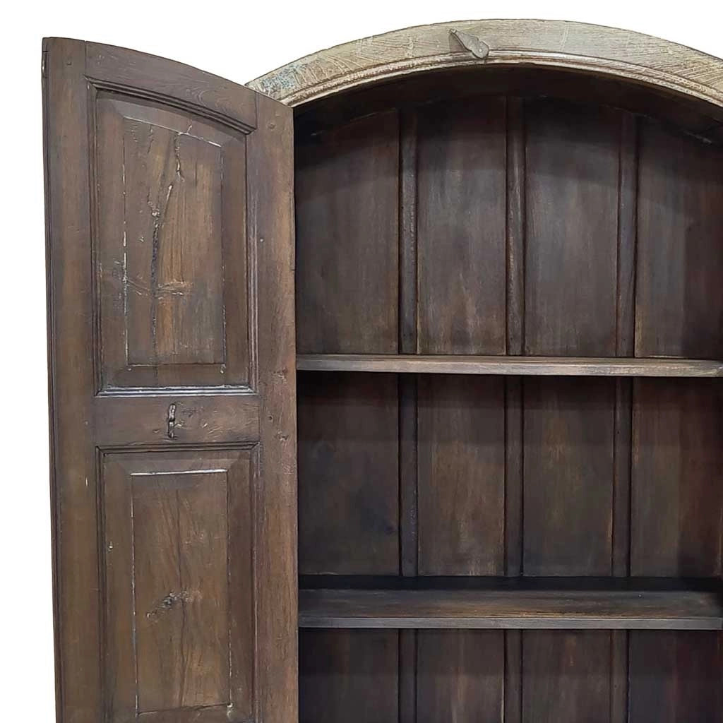 Armadio in legno fatto a mano 90-100x37x170-195h cm