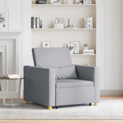 Divano letto estraibile singolo Grigio chiaro 90 x 165 x 87 cm 42002684
