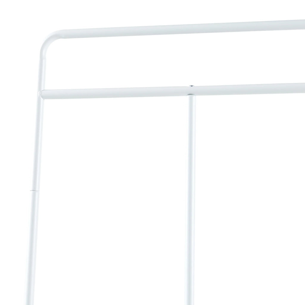 Appendiabiti appendiabiti appendiabiti armadio aperto 166 x 63 x 48 cm acciaio bianco 03_0010299