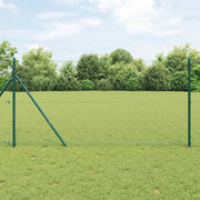 Palo della recinzione Verde 50 x 1 m (rete 25 mm) Acciaio e PVC